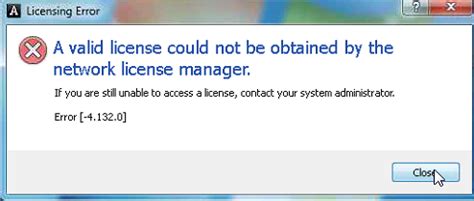 License Error .